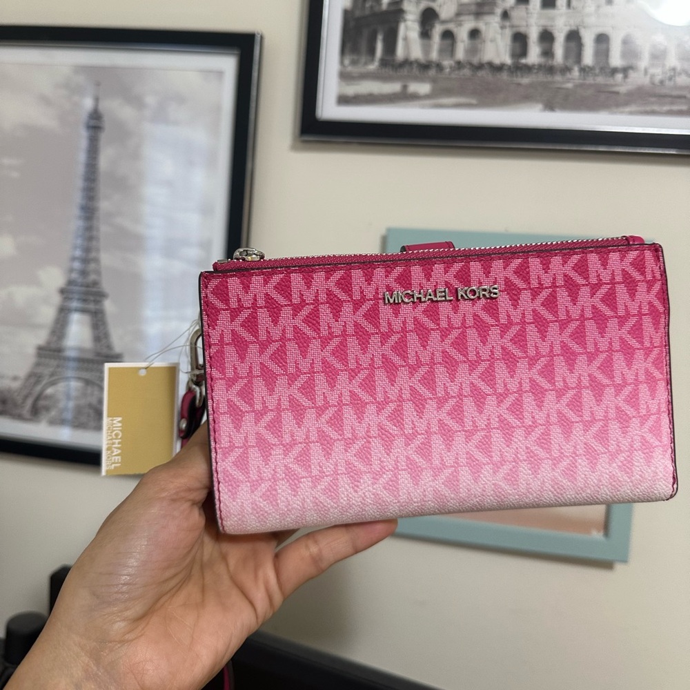 Michael Kors Pink Gradient Clutch